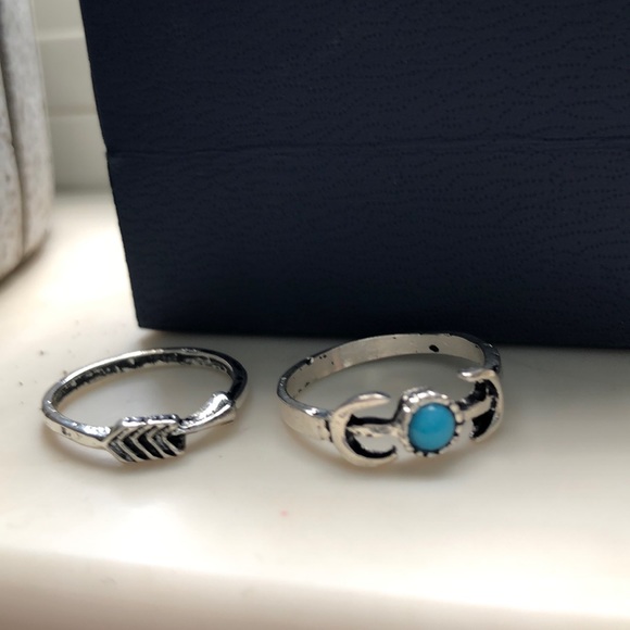 💎Set of 5 silver ring bundle💎 - Picture 3 of 10